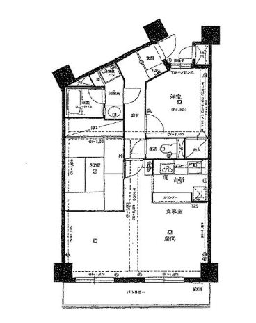 ライオンズプラザ町屋 間取り図