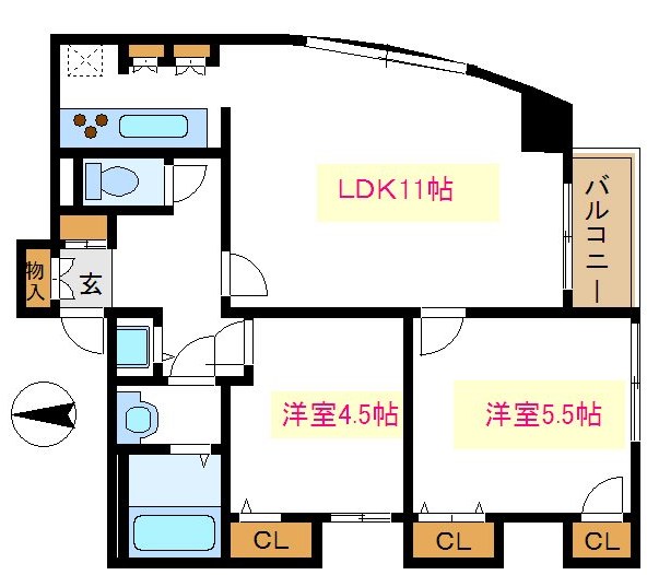 フォレストコート木場 間取り