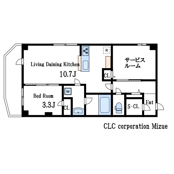 S-RESIDENCE瑞江 間取り