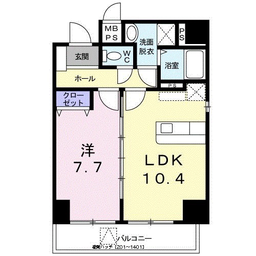 小網町倶楽部  間取り