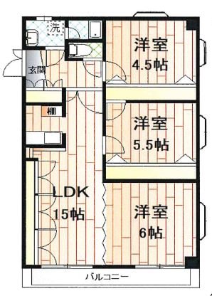 レ・シルフィード 間取り図