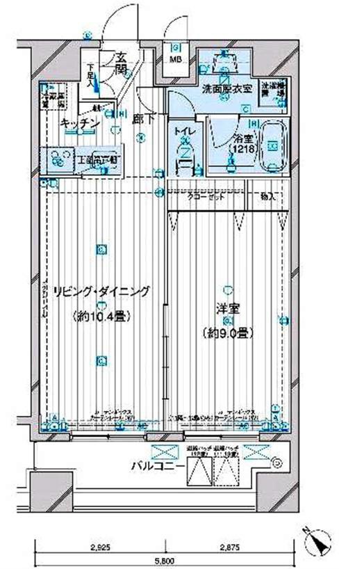 メインステージ王子 間取り