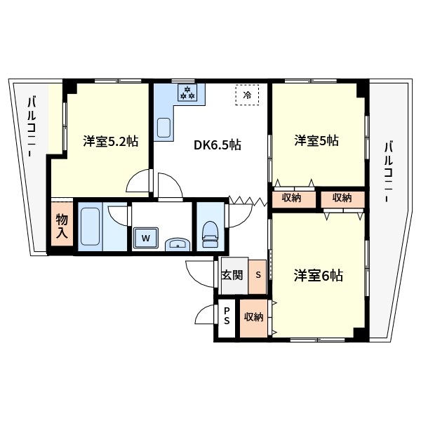 エトワール西日暮里 間取り図