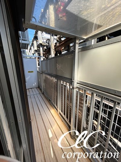 荻野ハイツ ベランダ