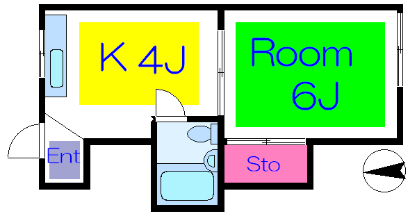 矢吹ハイツ   間取り