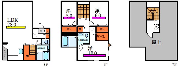 グランシャリオ   間取り