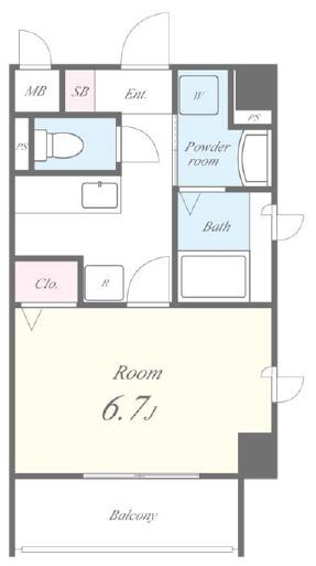 アラモ・１   間取り