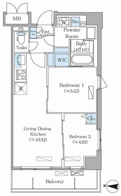 Daiwa　Grace　Maison亀有 間取り