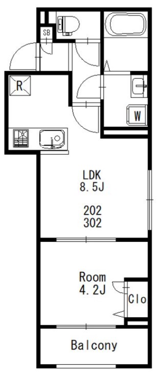 La　pause　北千住 間取り