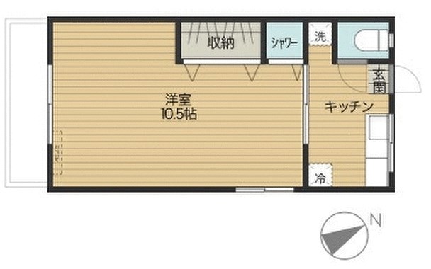 コーポ久邇  間取り