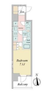 ドゥーエ三ノ輪Ⅱ 間取り図