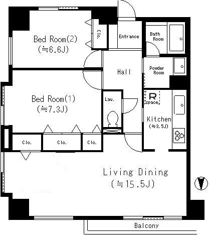 Daiwa Grace Maison 大島Ⅰ 間取り