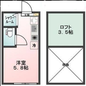 Ｇｌａｎｚ町屋Ⅰ 間取り