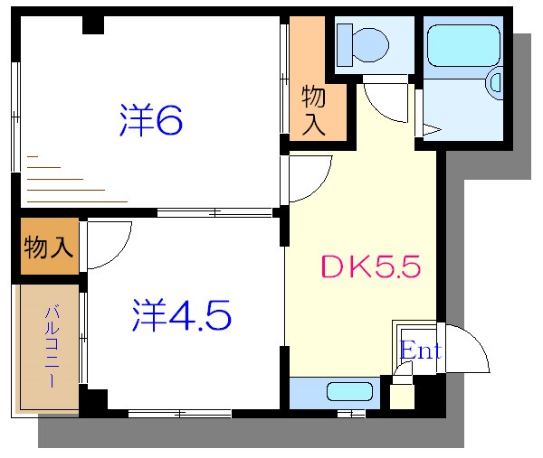 クレッシェンドⅠ 間取り