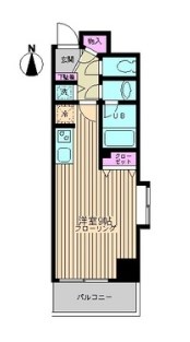 パルティール 601号室 間取り