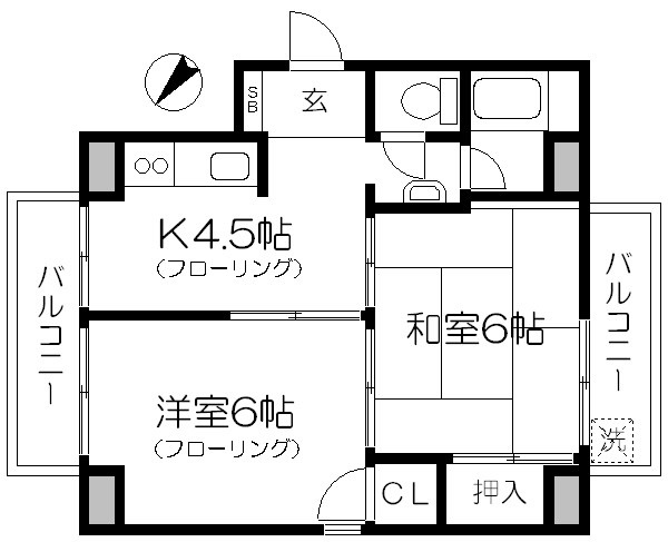 クリスタル３ 間取り