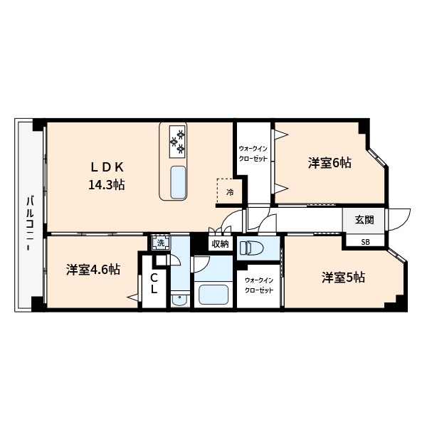 ヴェレーナ東綾瀬公園 間取り