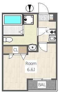 Bleu Fonce 間取り