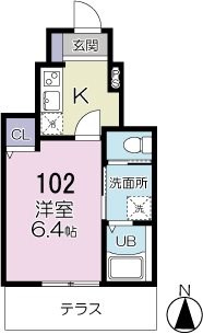 グランシャレー亀有Ⅱ 間取り