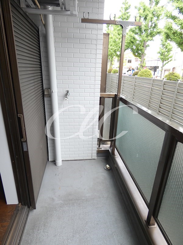 椿センターハイツ ベランダ