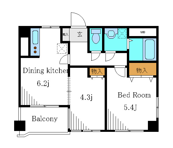 モン・コリーヌ山邦 間取り