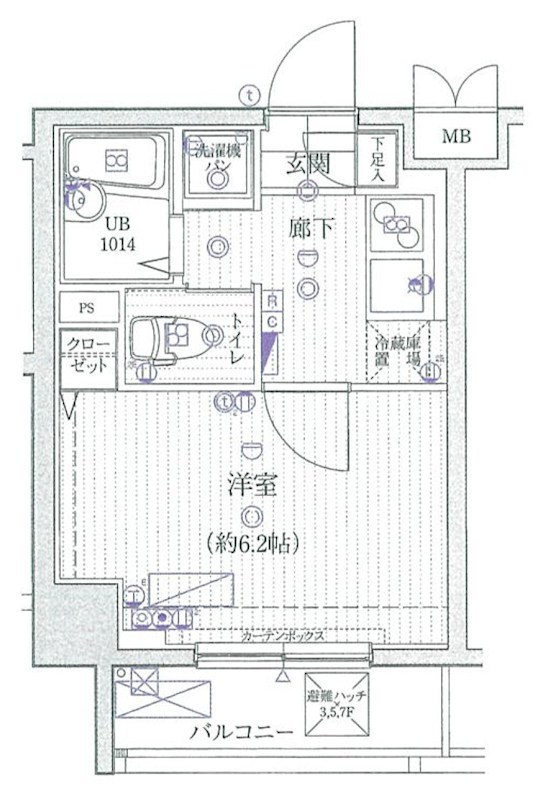 アプレシティ両国 間取り図