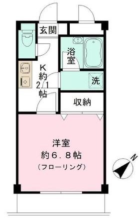 F-city東葛西 406号室 間取り