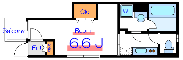 ハイムプリマヴェーラＢ棟 間取り図