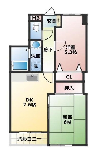 リーブル東和 間取り