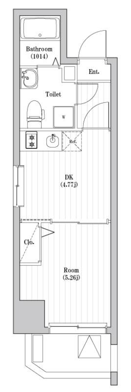 アーバハイツ六町1号館　 間取り