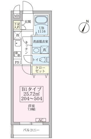 リブレスト篠崎 間取り