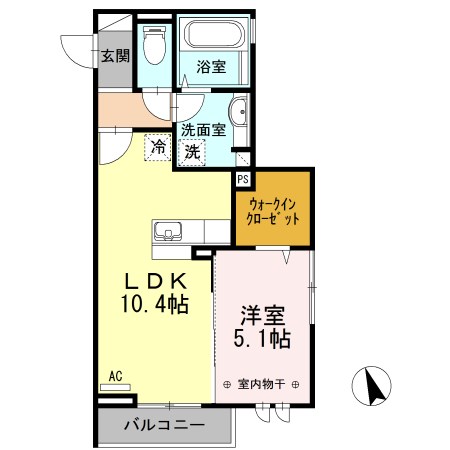 メゾンクレール墨田  間取り図
