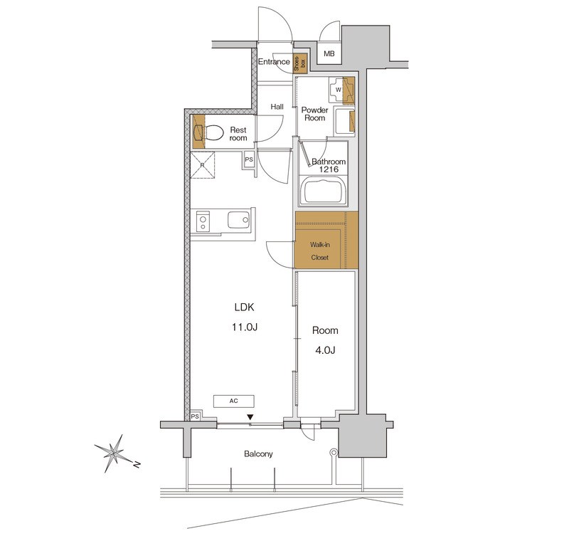 ＲＪＲプレシア東十条ガーデン 間取り