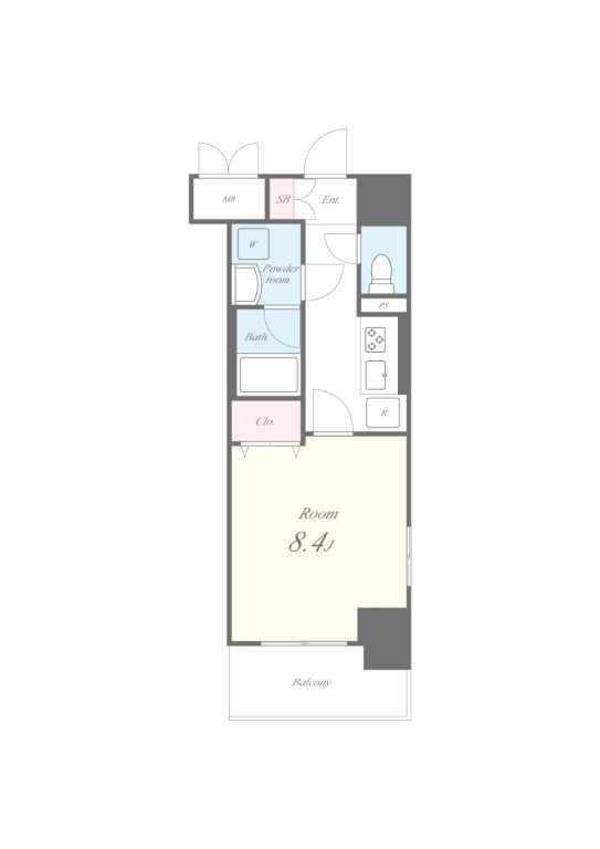 VOLGA BLDG アドグリシーヌ 竜泉 間取り