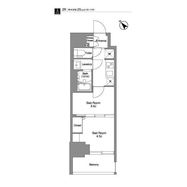 ＢＰＲレジデンス王子イースト 間取り