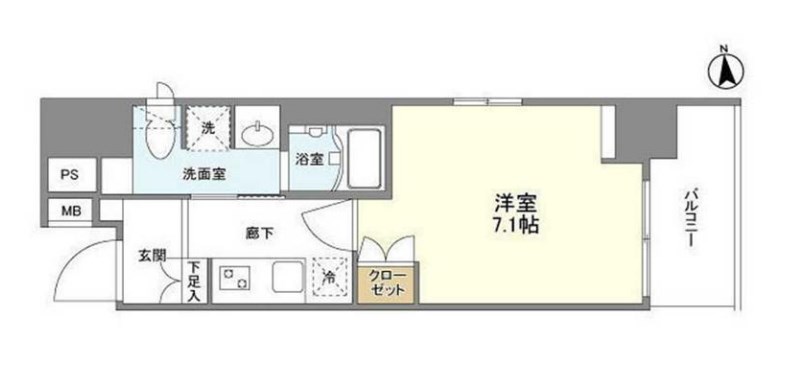 リアンシエルブルー田端  間取り