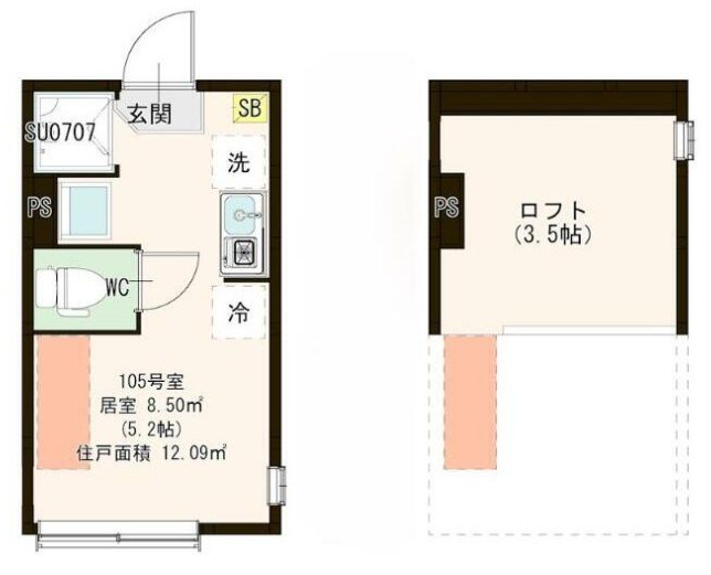 メゾン フルール 小岩駅前 間取り