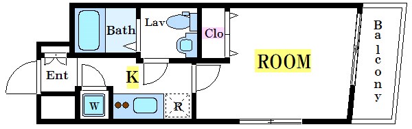 レジディア日本橋人形町Ⅱ  間取り