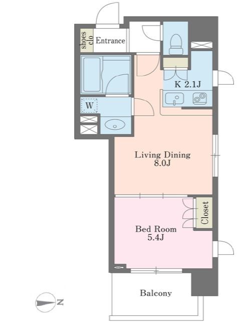 エクセレンシア駒込 間取り図