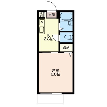 シンフォニー西葛西 201号室 間取り