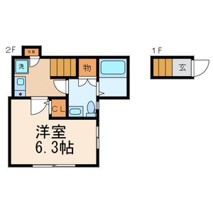 Che・carina(ケ　カリーナ） 間取り