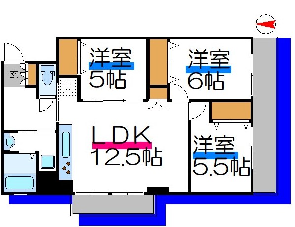 宇喜田住宅 間取り