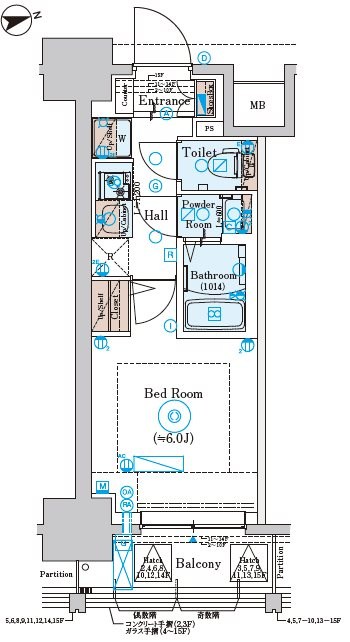 GENOVIA綾瀬II 間取り
