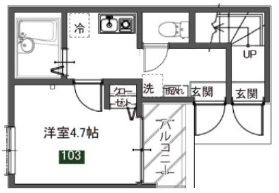 メルディア東堀切 間取り