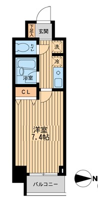 ドゥーエ西大島  間取り