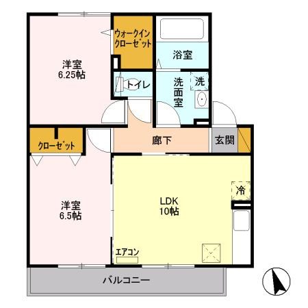 シャルマン　ドミール A 間取り