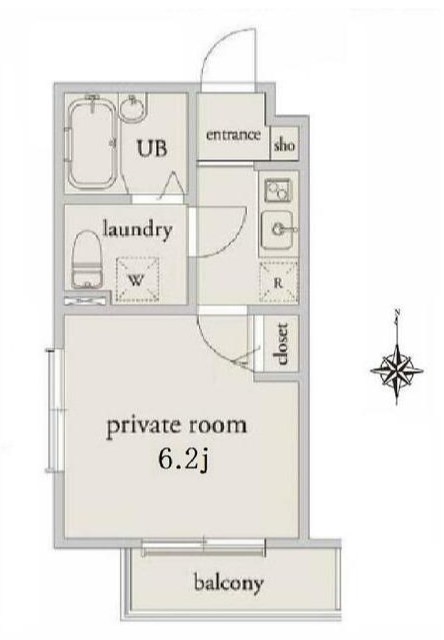 ECLAS北千住 間取り