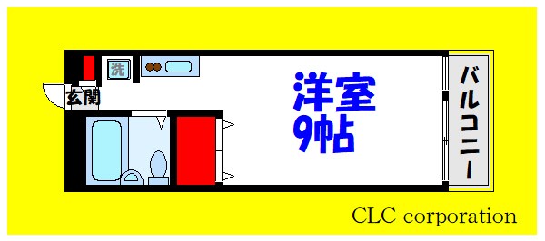 カーサ第二宇喜田３号棟 903号室 間取り