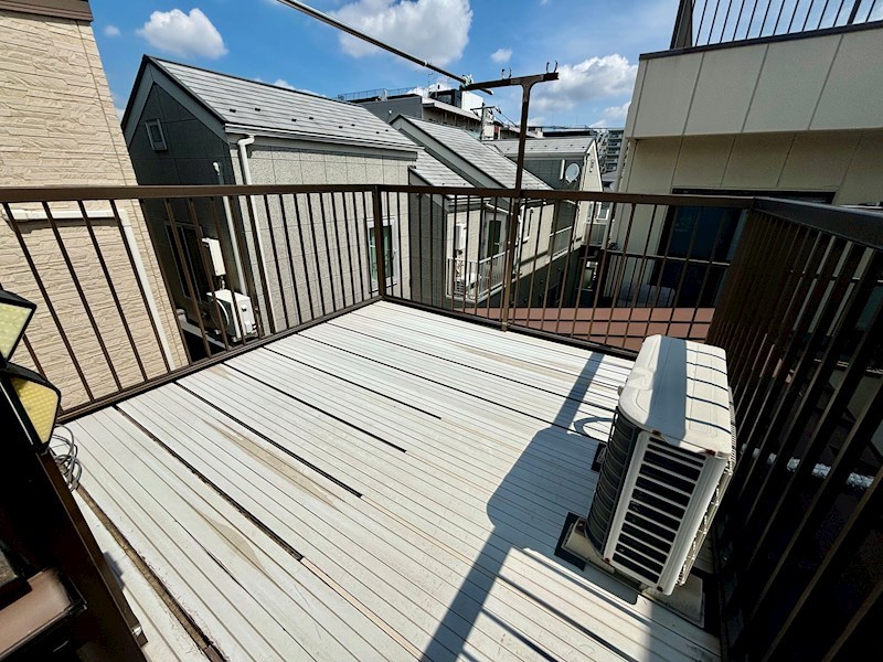 橋本貸家 ベランダ
