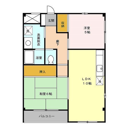 フォルテーヌ大杉 間取り